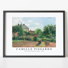 Camille Pissarro - El jardín del Artista en Eragny