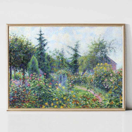 Camille Pissarro - Jardín y gallinero