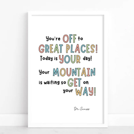 Dr Seuss - You're going to great places