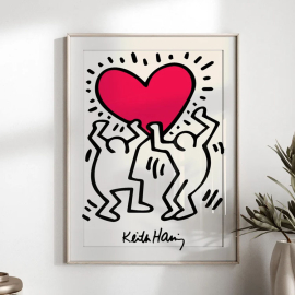 Keith Haring - Love in Three Acts - Set de 3