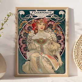 Alphonse Mucha - Women of the Period - Set de 3