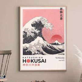 Katsushika Hokusai - Eternal Elements - Set de 3