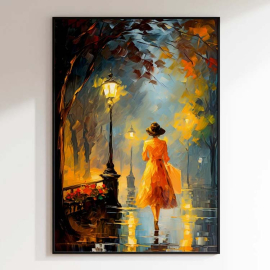 Leonard Afremov - Mujer bajo la lluvia