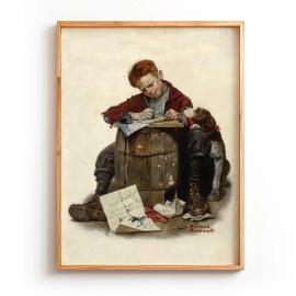 Norman Rockwell - The love letter