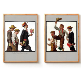 Norman Rockwell - Vacation - Set de 2