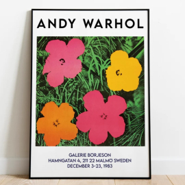 Cuadros de Famosos - Flores de Andy Warhol