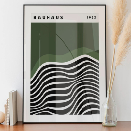 Cuadros Abstractos - La Técnica de Bauhaus - Set de 3