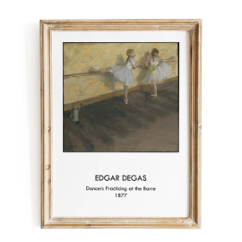 Cuadros de Famosos - Bailarinas en la Barra de Edgar Degas