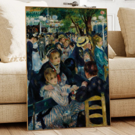Cuadros de Famosos - Baile en el Moulin de la Galette de Pierre-Auguste Renoir