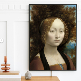 Cuadro de Da Vinci - Retrato de Ginevra de Benci