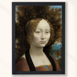 Cuadro de Da Vinci - Retrato de Ginevra de Benci