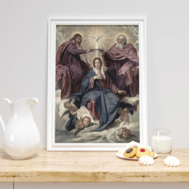 Cuadro de Diego Velázquez - La Coronación de la Virgen