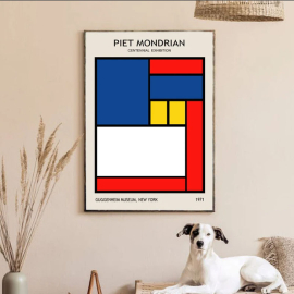 Cuadro de Piet Mondrian - Arte Ecléctico