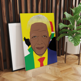 Cuadros de Famosos - Nelson Mandela - Una Celebración de la Vida