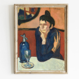 Cuadros de Pablo Picasso - El Bebedor de Absenta