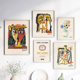 Cuadros de Picasso - Emociones Humanas - Set de 4 - 1