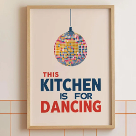 Cuadros Decorativos - Frase This Kitchen Is for Dancing
