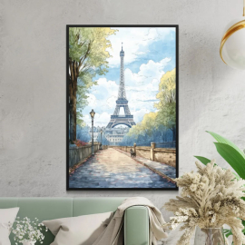 Cuadros para Oficina - Paisaje de la Torre Eiffel
