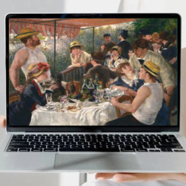 Cuadros de Famosos - El Almuerzo de los Remeros de Pierre-Auguste Renoir