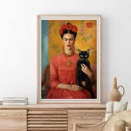 Cuadros de Frida Kahlo - Retrato de Frida Kahlo