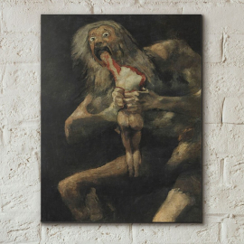 Cuadros de Famosos - Saturno Devorando a su Hijo de Goya