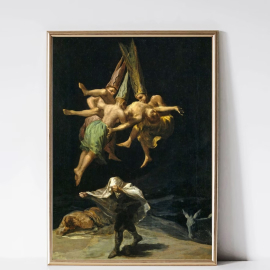Cuadros de Famosos - Vuelo de Brujas de Goya