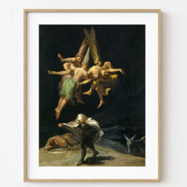 Cuadros de Famosos - Vuelo de Brujas de Goya