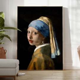 Cuadros de Famosos - La Joven de la Perla de Johannes Vermeer