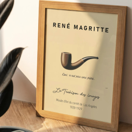 Cuadros de Famosos - La Traición de las Imágenes de René Magritte