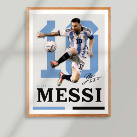 Cuadros de Deporte - Astro Argentino Lionel Messi