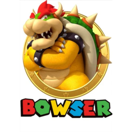 Póster de Bowser - Mario Bros