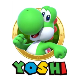 Póster de Yoshi - Mario Bros