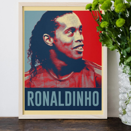 Cuadros de Fútbol - Trío Ronaldinho - Set de 3