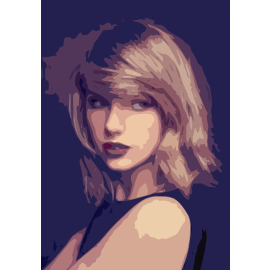 Póster retrato Taylor Swift