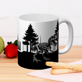 Taza personalizada - Esqueleto jurásico