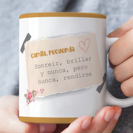 Taza personalizada - Nota corazón