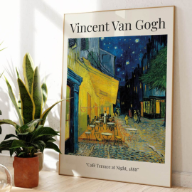 Cuadros de Vincent Van Gogh - Noche en Café Terrace