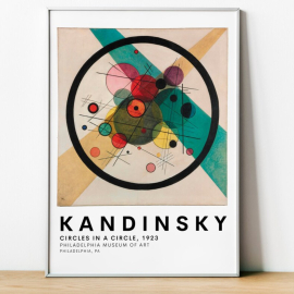 Cuadros de Famosos - Circulos en un Círculo de Kandinsky