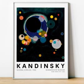 Cuadros de Famosos - Varios Circulos de Kandinsky