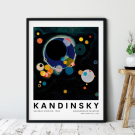 Cuadros de Famosos - Varios Circulos de Kandinsky