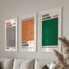 Cuadros de Famosos - Arte Green de Yayoi Kusama