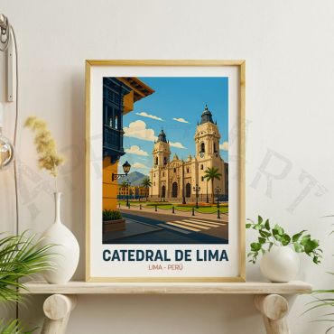 Cuadros de Lima - Catedral de Lima