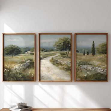 Cuadros de Paisajes - Pastorales - Set de 3