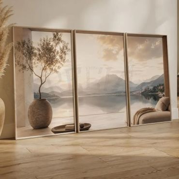Cuadros de Paisajes - Ventana al Paisaje - Set de 3