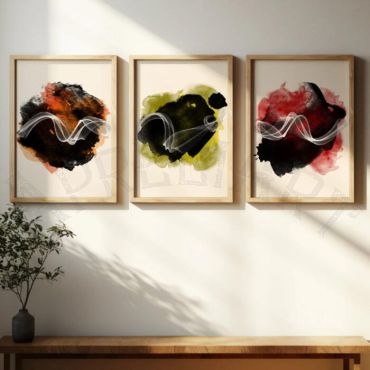 cuadros decorativos arte de humo