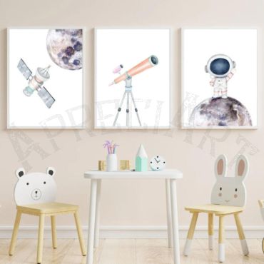 cuadros decorativos el espacio exterior