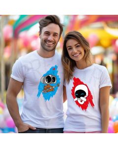 Polos para pareja - Walle and Eva - Blanco