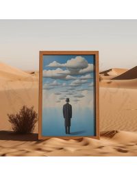 Cuadro al estilo de Rene Magritte Espejo