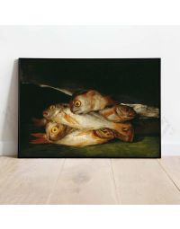 Cuadros de Famosos - Naturaleza Muerta con Dorada de Goya