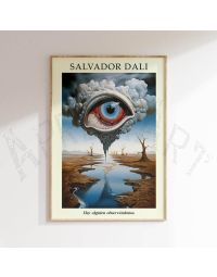 Cuadros de Famosos - Alguien observándonos de Dalí